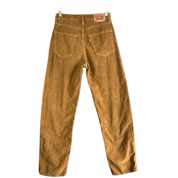 LEVI'S '94 Baggy Corduroy Pants Dijon / Golden Brown Size 25 - Picture 1 of 12